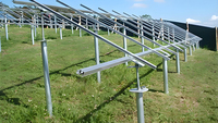 Système de montage solaire 1 MW Structure de fondation hélicoïdale à pieu vissé au sol Système de montage au sol efficace