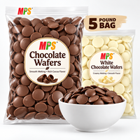 Chocolat Blanc en Gros Personnalisé 100 % Pur Beurre de Cacao Ingrédient Chocolat Forme Bouton