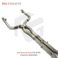 Système d'échappement CatBack Valvetronic en acier inoxydable haute performance ING pour Mercedes-Benz C63 AMG W205 4.0T