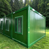 Maison conteneur portable et pliable pour le camping de travail minier avec un design moderne