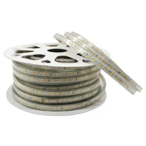 Điện Áp Cao 120 Led SMD 2835 Màu Đơn Trắng 50 M/cuộn 220V Led Strip Ánh Sáng Không Thấm Nước