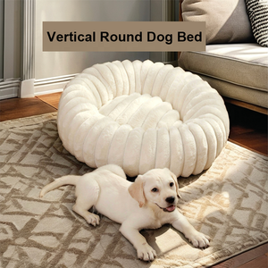Offres Spéciales nouveau lapin en peluche rond lit pour animaux de compagnie confortable beignet doux lavable <span class=keywords><strong>chien</strong></span> tapis <span class=keywords><strong>coussin</strong></span> pour animaux de compagnie - Product Image 5
