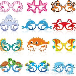 Underwater <b>Animal</b> Party Plates 60-80 Pcs <b>Plastic</b> Paper Birthday Decorations Shark Octopus Turtle Clownfish Dolphin - Product Image 4