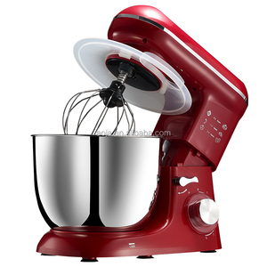 Batteur sur socle professionnel 5L 1300W avec <span class=keywords><strong>fouet</strong></span>, crochet pétrisseur et batteur planétaire 6 vitesses, système de mélange planétaire, robot culinaire CE - Product Image 6