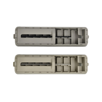 Grilles de ventilation pour Mitsubishi Pajero 2010-2016, références 7842A142YA et 7842A142HA, panneau de climatisation.