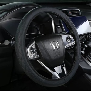 Cubierta deportiva para <span class=keywords><strong>volante</strong></span> de coche, cuero orgánico, doble cubierta de rueda no interior, cinturón elástico, <span class=keywords><strong>Protector</strong></span> Universal de manija transfronteriza - Product Image 4