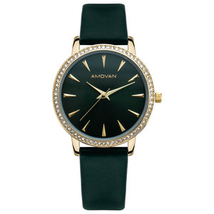 <span class=keywords><strong>Reloj</strong></span> de Lujo AMOVAN para <span class=keywords><strong>Mujer</strong></span>, Analógico, con Correa de Acero Inoxidable, 36 mm, Resistente al Agua, Movimiento de Cuarzo <span class=keywords><strong>Citizen</strong></span>, Diseño Simple, Suministro ODM - Product Image 1