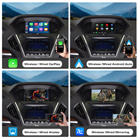 Kit de décodeur de commande à distance sans fil CarPlay Android Auto pour système Linux Autoabc, compatible avec Acura MDX, navigation 2DIN intégrée, 1 an