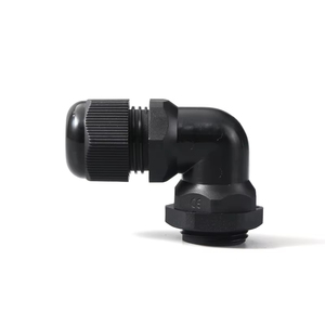 Prensaestopas de nailon impermeable de 90 grados M12/M16/M20/M25 para entrada de cable de plástico - Product Image 3