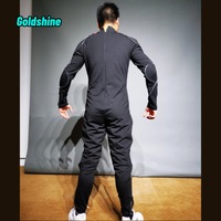 Rave LED Costumes pour hommes Luminous Dance Tron Robot Suit pour Halloween Noël Nouvel An