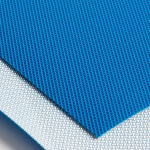 Пищевая промышленность конвейерная лента синяя плоская мелкая Алмазная лента противоскользящая износостойкая качественная полиуретановая лента