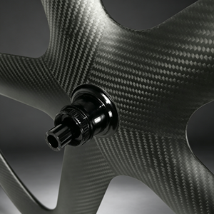 Roues de route en <span class=keywords><strong>carbone</strong></span> à 5 rayons frein à disque avant ou arrière Centerlock 6 boulons Tubeless Tubular Racing Wheels 700C - Product Image 4