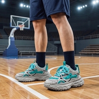 Vente directe d'usine, baskets personnalisées tendance et polyvalentes avec logo, chaussures d'extérieur confortables et légères pour hommes