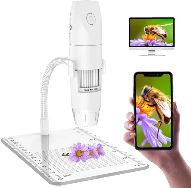 1000X Wifi Wireless Lab Students Research USB Digital Phone Microscope Magnifier Camera