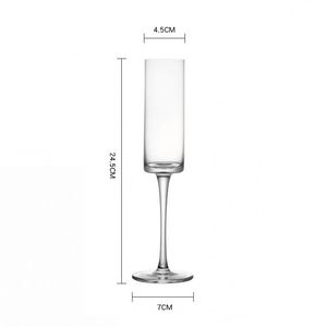 Custom Cheap Bulk Crystal Glass <strong>Champagne</strong> Glasses <strong>Flutes</strong> for Wedding With Rose Gold Silver Rim Copper White Black Cup <strong>Flute</strong> Set - Product Image 5