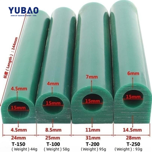 Khắc sáp vòng ống màu xanh lá cây màu xanh vòng ống sáp với lỗ cho vòng, cứng mô hình sáp cho đồ trang sức đúc khuôn Kit - Product Image 6