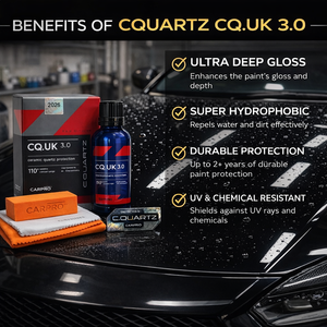Revestimiento CarPro UK 3.0 - 30 ml, Protección Cerámica Avanzada para Vehículos |   Brillo duradero y resistencia a los arañazos - Product Image 2