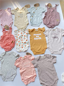 Body de bebé en stock, estilos variados, peleles surtidos para bebés, entrega aleatoria, ropa al por mayor - Product Image 1