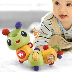 BGL Jouet Montessori populaire pour bébés : Hochets en plastique apaisants pour 2-4 ans, avec chenilles sonores, lumières <span class=keywords><strong>et</strong></span> <span class=keywords><strong>musique</strong></span> - Product Image 6