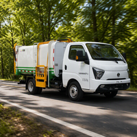 Camion à ordures à chargement et déchargement automatiques, nouvelle énergie, pour l'assainissement environnemental et le transport des déchets