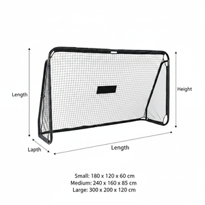 Porterías de Fútbol Portátiles Profesionales, Portería de Fútbol Móvil de Acero, Entrenamiento Deportivo al Aire Libre, Portería de Fútbol de Tamaño Completo - Product Image 6