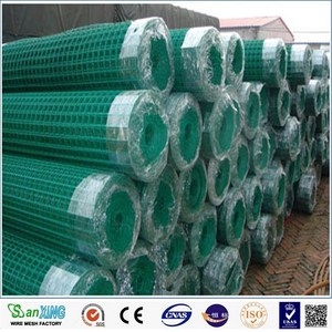 Rouleau de grillage soudé en PVC vert SanXING pour clôture de ferme, grille en fil d'acier de 30 m - Product Image 6