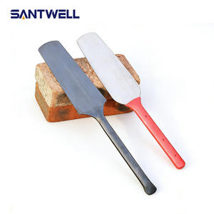 Truelle en acier déformé monobloc |   Outil de maçonnerie double/simple face pour la pose de briques et le plâtrage - Product Image 5