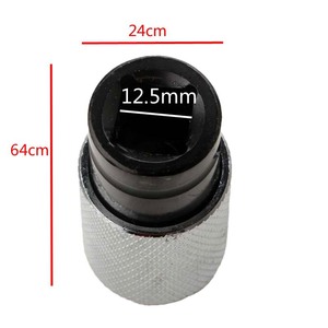 Electric Wrench To Hammer Drill <b>Adapter</b> 1/2 In Four Groove Round Shank <b>Universal</b> Tool Carbon Steel Gear Core - Product Image 3