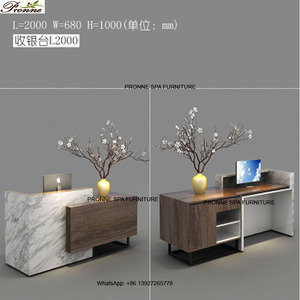 Semplice e moderno custom made salone di bellezza reception/<span class=keywords><strong>bar</strong></span> contatore - Product Image 2