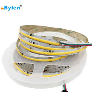 Kỹ thuật số trắng ws2811 DC24V 11W 360Chip 12piexls màu trắng fcob địa chỉ LED Strip ánh sáng chảy tưới nước <span class=keywords><strong>COB</strong></span> dải ánh sáng - Product Image 3