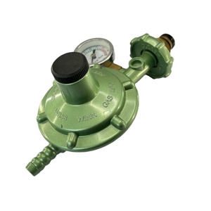Structure de régulation de pression de gaz en laiton avec manomètre pour Butane/Propane/GPL - Température de fonctionnement de -40°C à 200°C OEM disponible pour la cuisine à domicile - Product Image 1