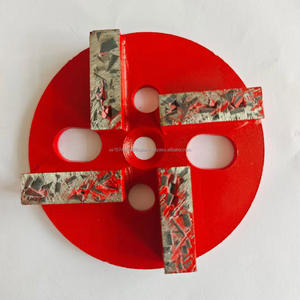 Bloque de molienda de piso de curado epoxi, máquina de molienda, cabezal de molienda de diamante, disco de segmentos de molienda PCD redondo de 100mm de hormigón - Product Image 1