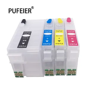 T2791 T2711-T2714 Refillable מחסנית דיו עם שבב עבור Epson WF7110 WF7610 WF7620 WF3620 WF3640 WF7715 WF7710 WF7210 CISS