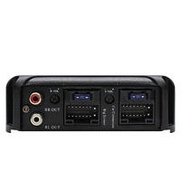 Amplificateur de voiture 6 canaux classe AB avec module DSP intégré, puissance maximale 4x100W, réponse en fréquence 10Hz-30kHz, haut-parleur audio, subwoofer