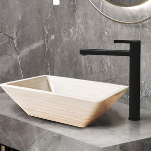 Cung cấp nhanh tốc độ nóng bán Newstar hiện đại đá tự nhiên khách sạn rửa tay lưu vực đá cẩm thạch bồn cho phòng tắm - Product Image 4