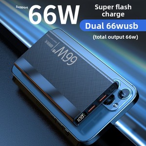 Nuova Tendenza <span class=keywords><strong>Elettronica</strong></span>: Power Bank in Plastica da 66W con Ricarica Super Veloce, Cavo Integrato, 20.000mAh ad Alta Capacità, Multi-USB - Product Image 3