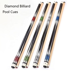 Taco de <span class=keywords><strong>Billar</strong></span> Pool Estilo Americano de 145 cm/57 Pulgadas Diamond 1/2 con Punta de Cuero de 13 mm y Flecha de Madera de Abedul - Product Image 5