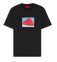 Camiseta Gráfica Oversize Casual para Hombre 2026 de Manga Corta, Cómoda y Holgada, Transpirable para Uso Interior