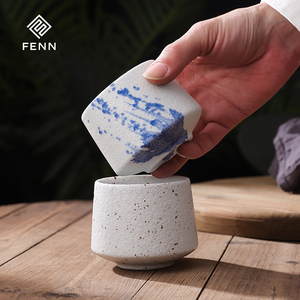 Best Verkopende Japanse & Koreaanse Stijl <span class=keywords><strong>Sake</strong></span> Cup Aanpasbare Kleur Handgeschilderde Keramische Theekop Voor Geschenken - Product Image 5