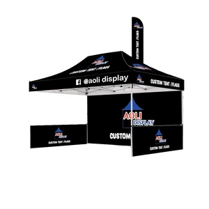 Gazebos Plegables Resistentes de 3x3 con Logotipo Personalizado, Estructura de Aleación de Aluminio para Exteriores de 10x10, Impermeables y Resistentes al Fuego - Product Image 1