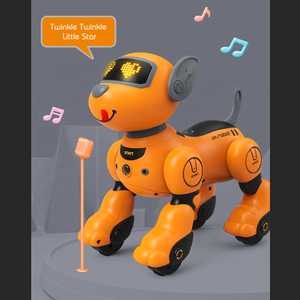 ของเล่นแบบอินเทอร์แอคทีฟระบบไฟฟ้าควบคุมด้วยเสียงสำหรับสุนัขหุ่นยนต์บังคับโปรแกรมอัจฉริยะรุ่นที่สองสำหรับเด็กอายุ<span class=keywords><strong>3</strong></span> + ปีตามฉันมา - Product Image 4