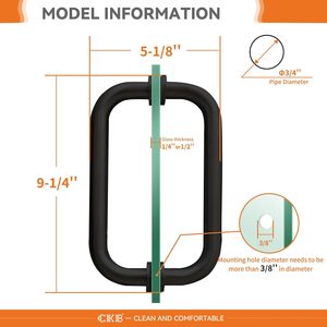 Barre d'appui de sécurité Huahu pour salle de bain, en acier inoxydable, antidérapante, pour toilettes et douche - Product Image 4