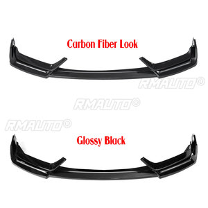 Car Front Bumper Lip Splitter <b>Diffuser</b> Lip Body Kit Spoiler With <b>LED</b> Day Light Protector for Honda Civic Si/HATCHBACK 2017-2021 - Product Image 2