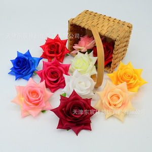 Flores Artificiales de Rosa Dongchen Crafts, 13 cm, Flor de Seda, Decoración para Bodas, Accesorios de Fotografía - Product Image 3