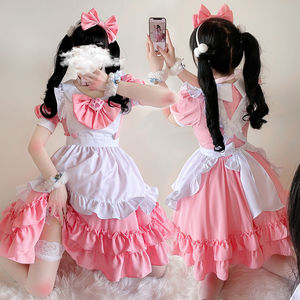 Lolita-disfraz de princesa japonesa para adolescentes, vestidos de princesa, estilo Harajuku, vestidos para Halloween, color rosa, <span class=keywords><strong>2022</strong></span> - Product Image 1
