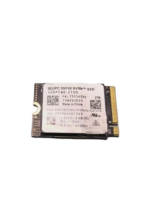 SN740 2T NVME M.2 2230 PCIE4.0 3D NAND SDDPTQD-2T00 LAPTOP SSD