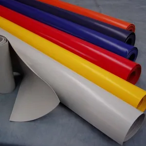 NCF 0,9mm Dicke 1100 dtex Vinyl Polyester PVC Leinwand Beschichtete Plane Aufblasbares Boots gewebe