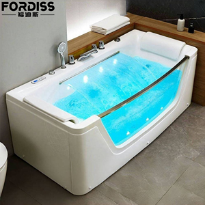 <span class=keywords><strong>Precio</strong></span> de Fábrica, Bañeras de Hidromasaje de Lujo Multicolores con Luz de Color, Cascada, Jacuzzi Interior para Hotel - Product Image 1