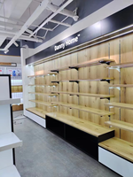 La vente chaude rayonnage stockage magasin en bois exposition de détail parfum cosmétique présentoir armoire vitrine support