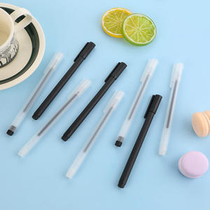 Gel esmerilado transparente Simple de alto valor Estudio de agua Papelería Suministros de oficina Pluma de firma a base de agua - Product Image 3